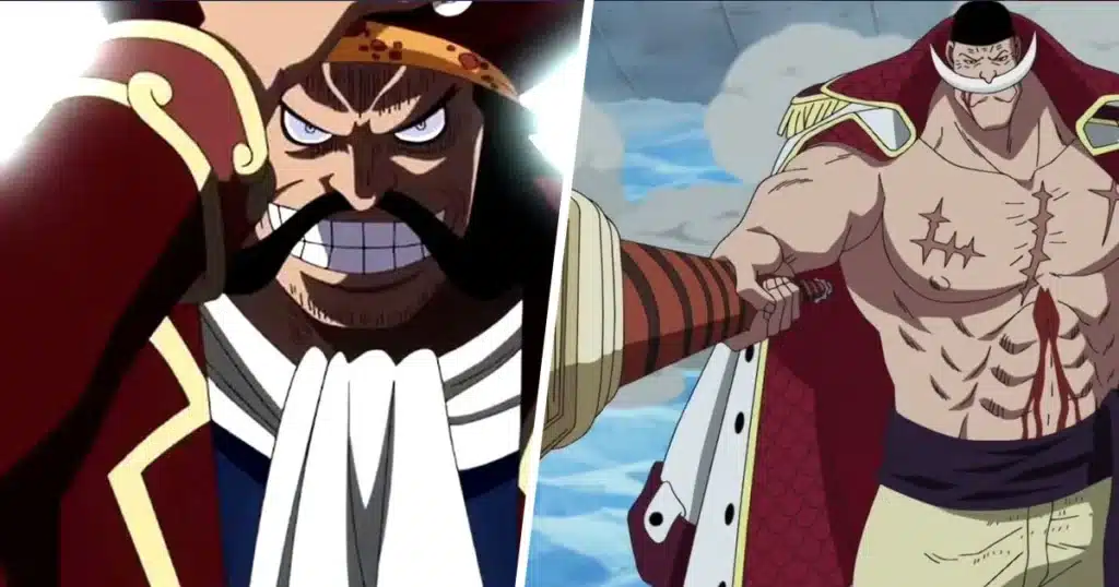 Edward Newgate Barbe blanche versus Gol D. Roger one piece