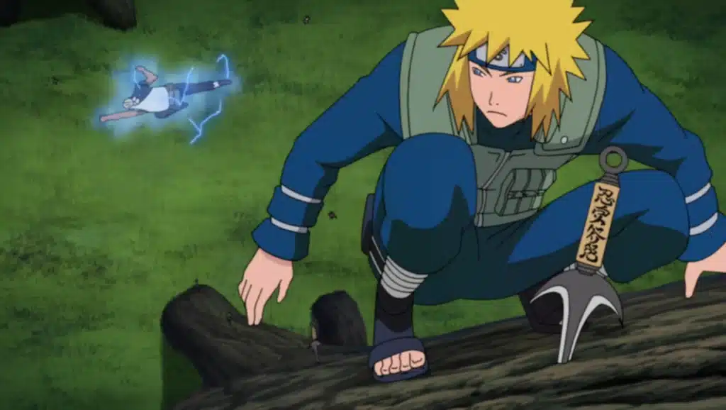 naruto : minato technique secrète jutsu du dieu du tonnerre