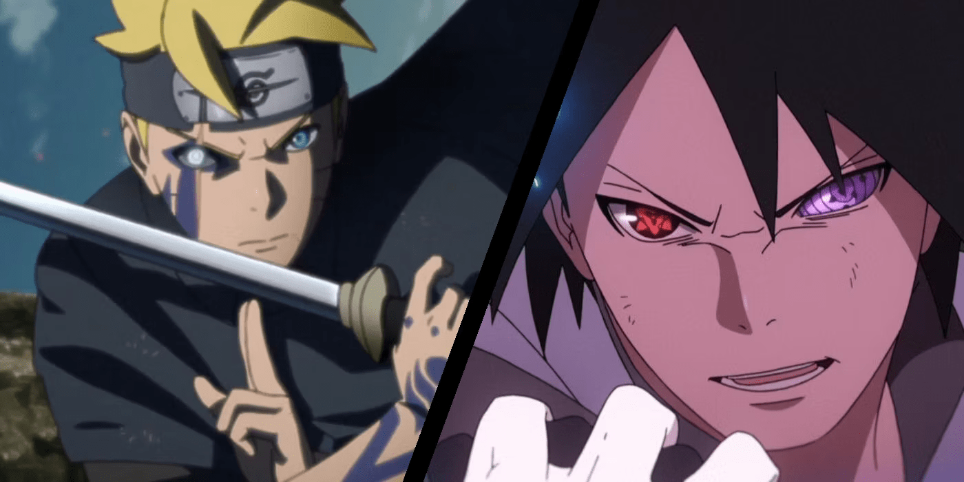 boruto et sasuke entrainement manga