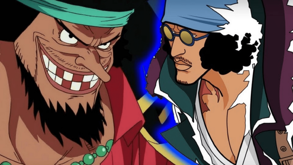 kuzan aokiji et barbe noire one piece