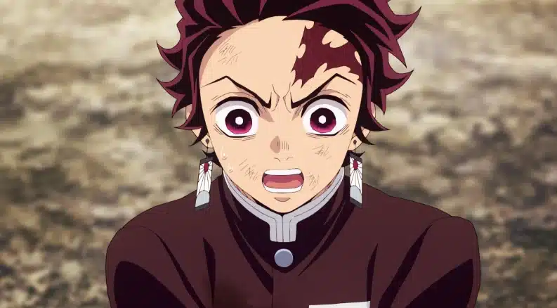 tanjiro affronte automate demon slayer yoriichi