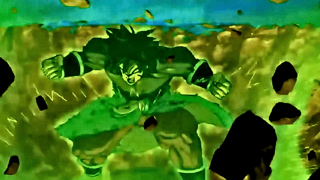 Broly en colere dragon ball super