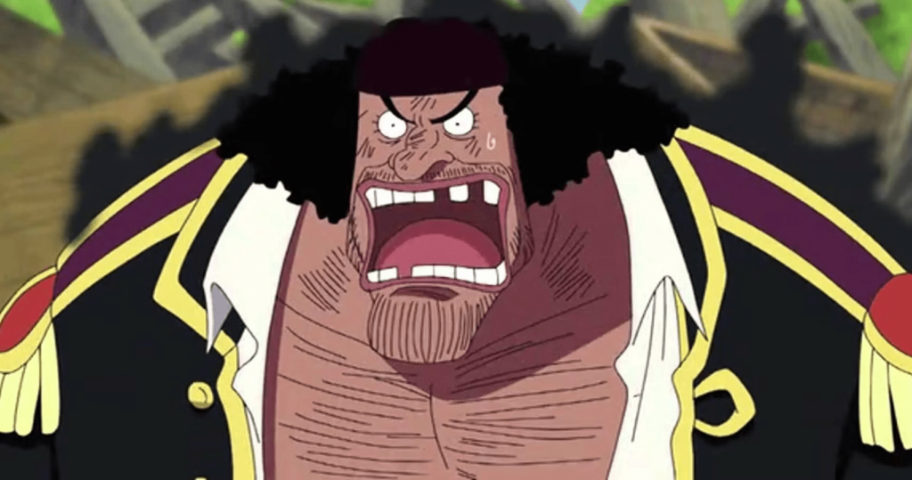 barbe noire pirate one piece