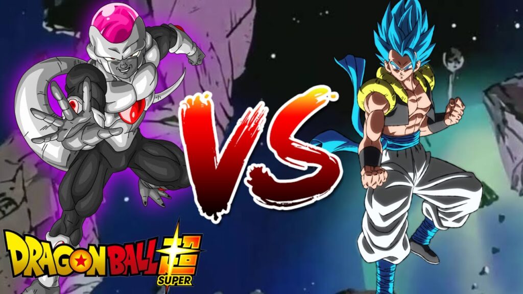 black freezer contre gogeta saiyan blue