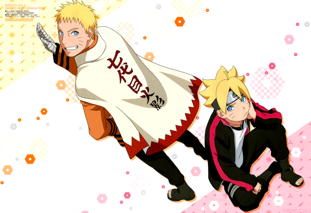 boruto naruto père fils relation