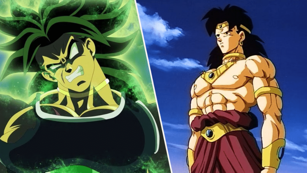 broly changements dragon ball