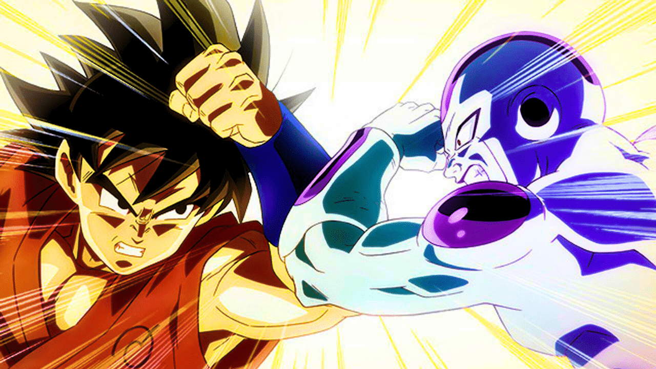 dragon ball goku versus freezer Z