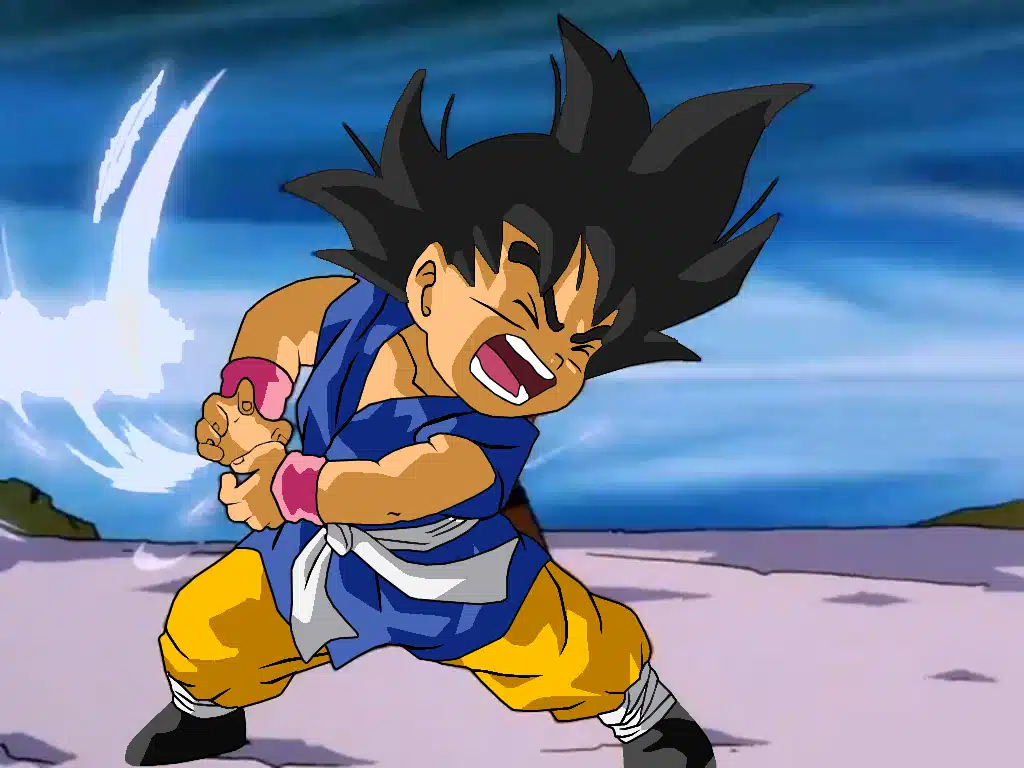 goku kamehameha dragon ball gt