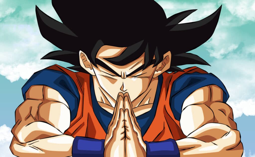 goku meditation dragon ball super