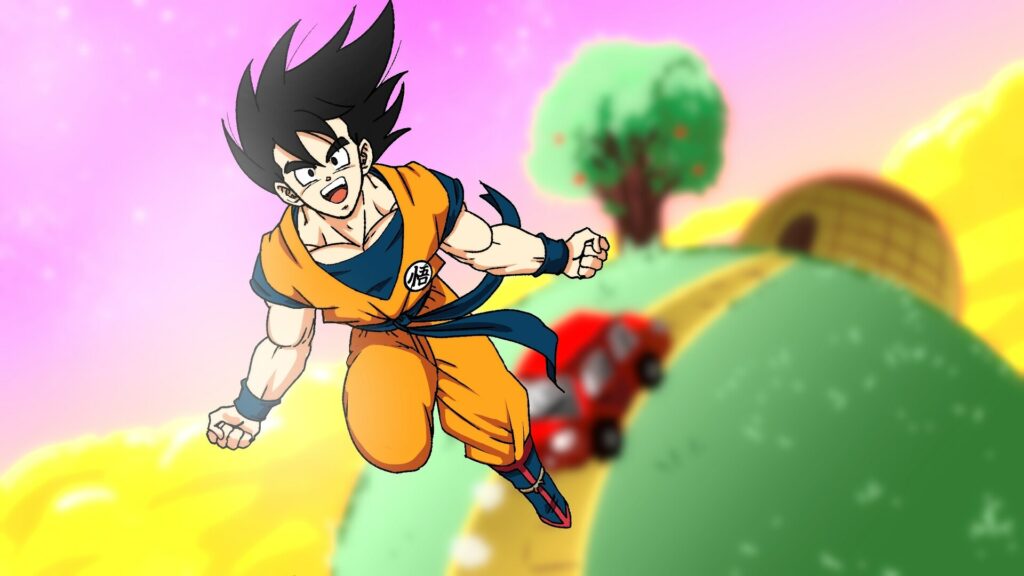 goku planete kaio shin