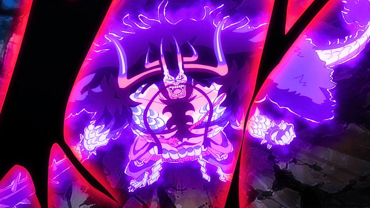 kaido one piece 1063 combat vs luffy