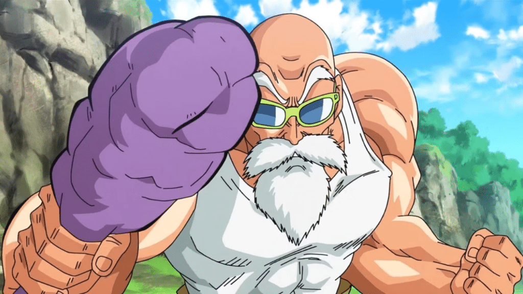 maitre roshi tortue geniale dragon ball