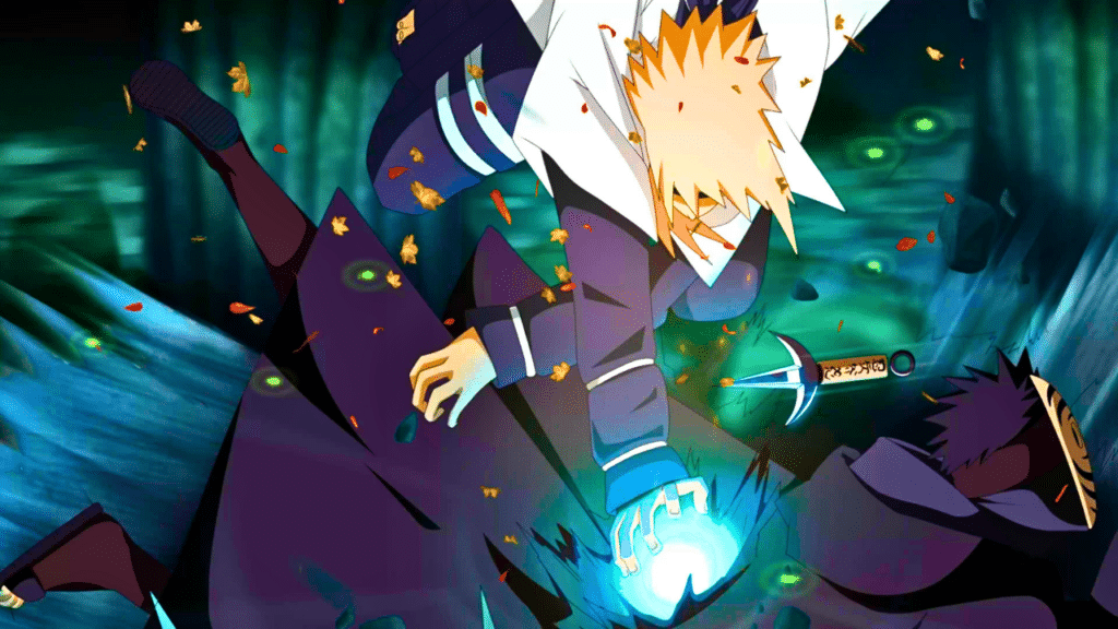 minato namikaze technique dieu tonnerre volant