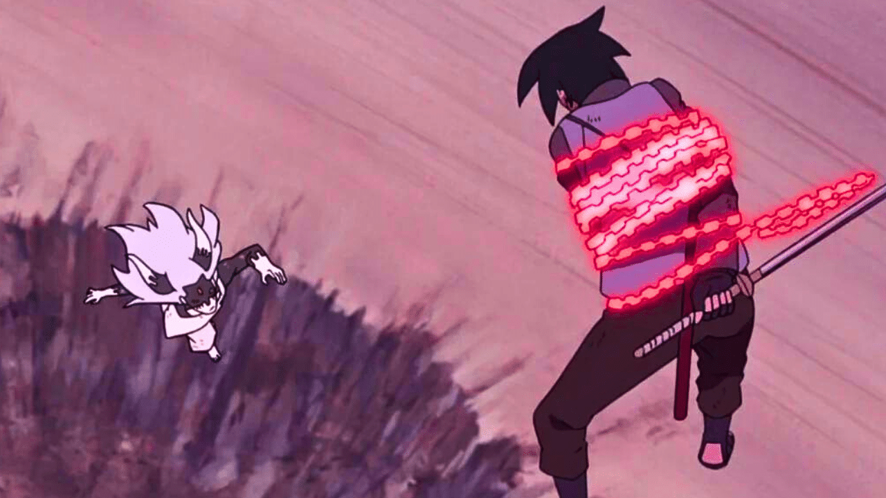 momoshiki sasuke boruto combat amenoji