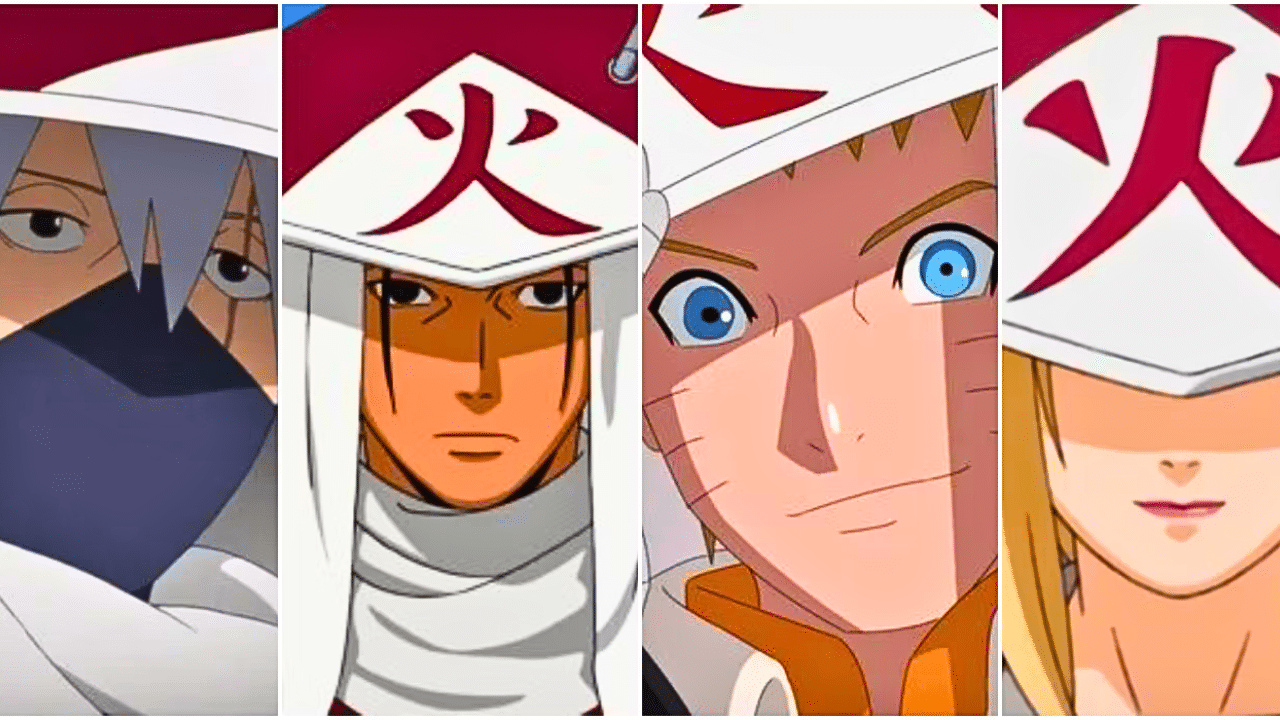 naruto tous les hokage