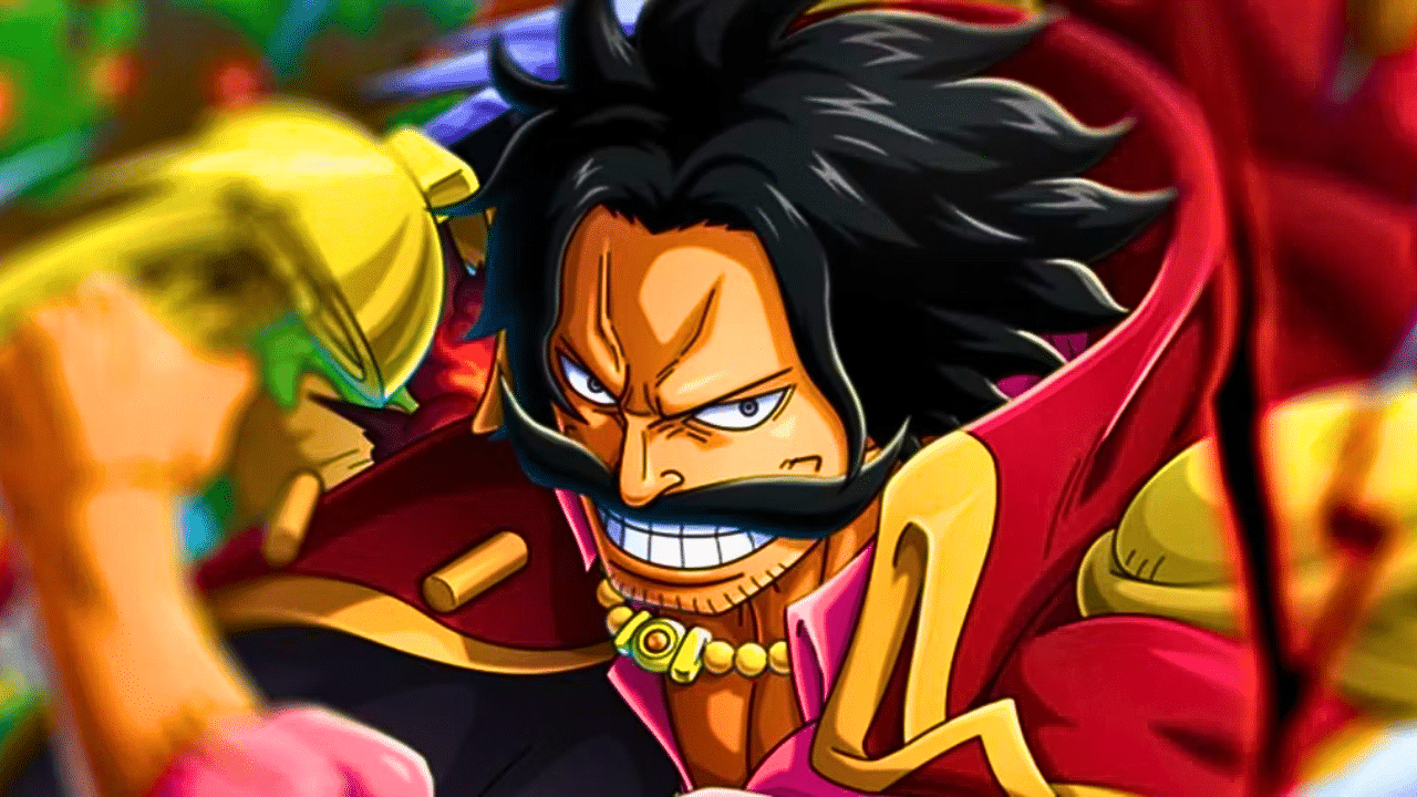 one piece gold roger sourire