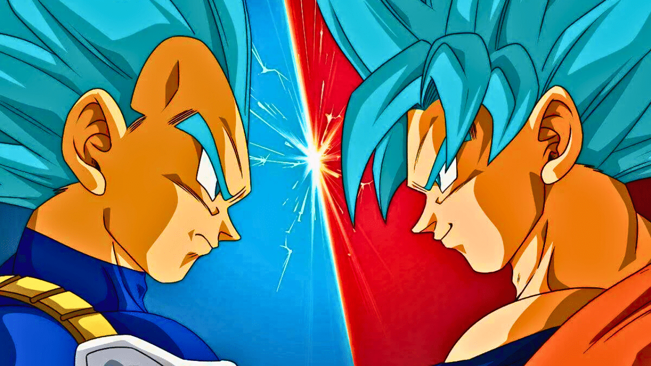 vegeta vs goku dragon ball super duel