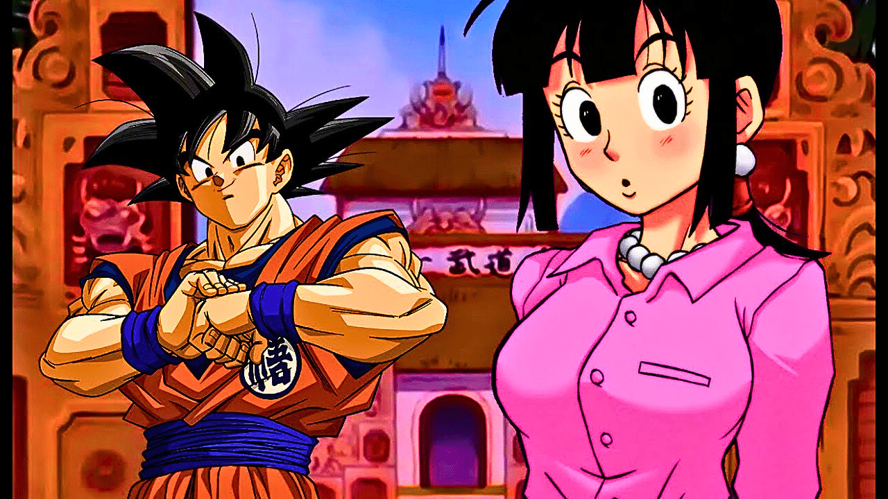 goku chichi couple dragon ball mariage