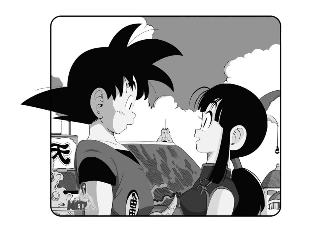 goku chichi couple mariage