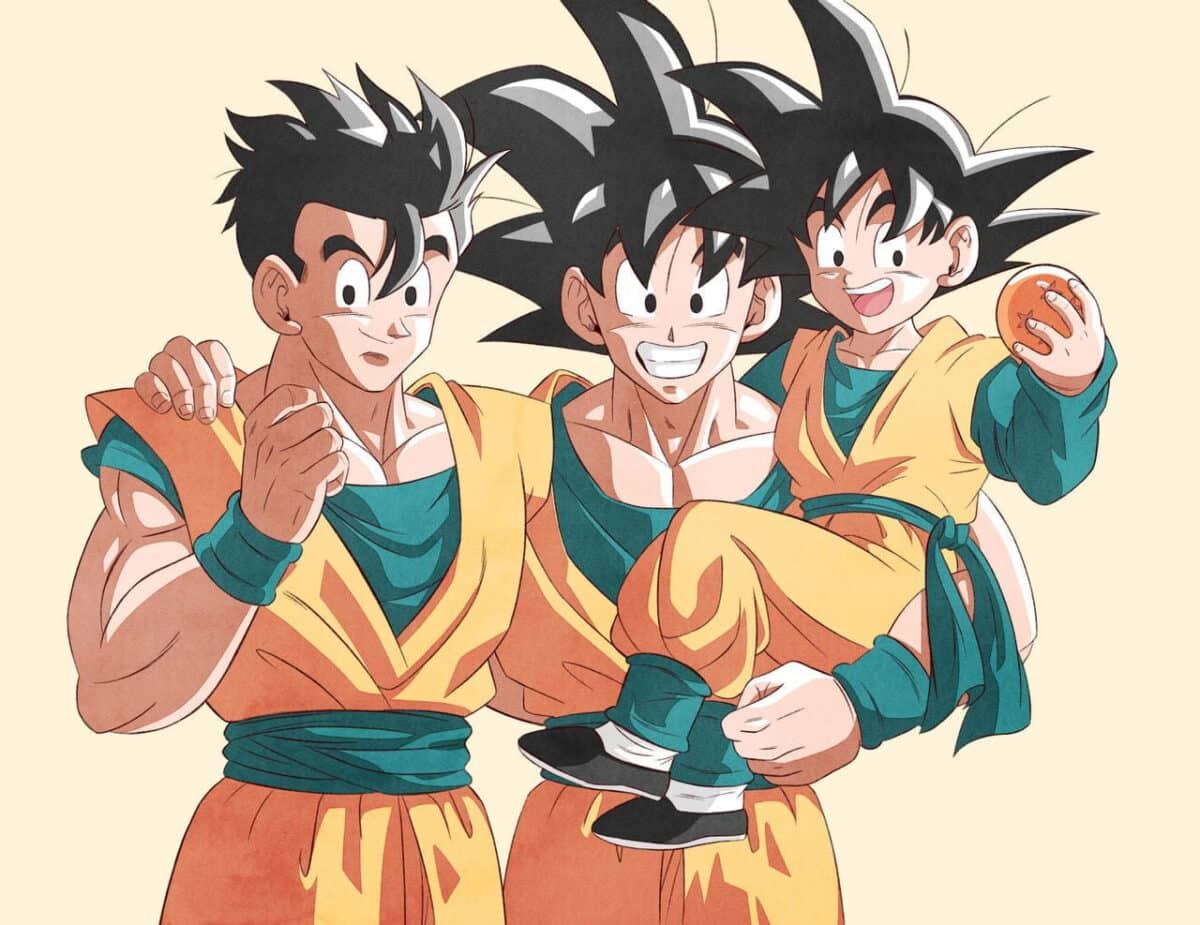 goku famille fils