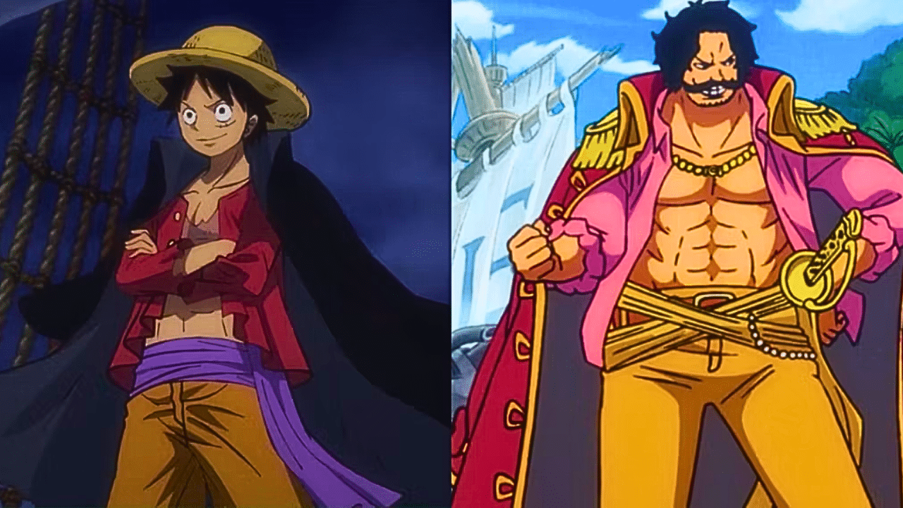 gold roger luffy comparaison one piece