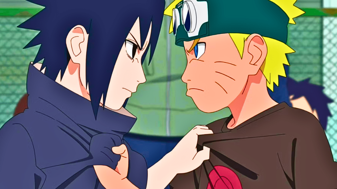 sasuke et naruto enfant rivalité