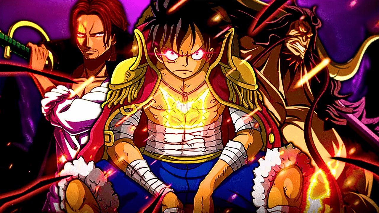 shanks kaido luffy one piece