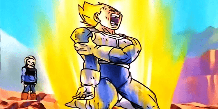 vegeta c18 combat