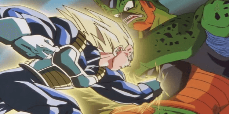 vegeta contre cell dragon ball