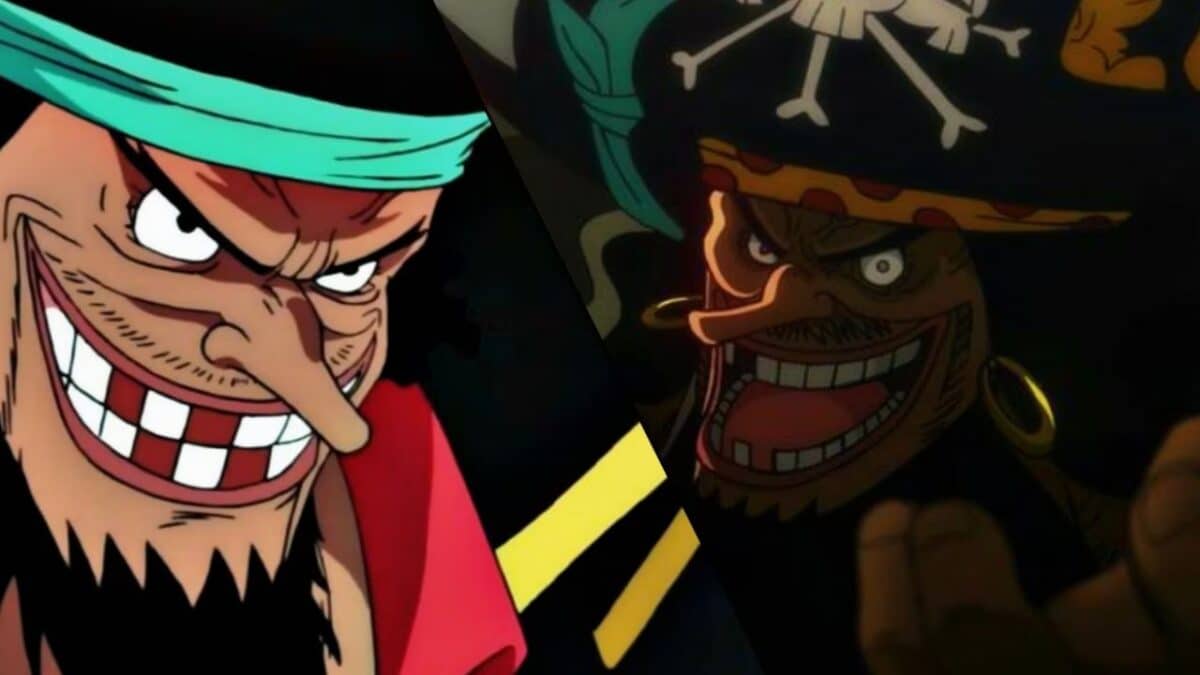 barbe noire one piece collage