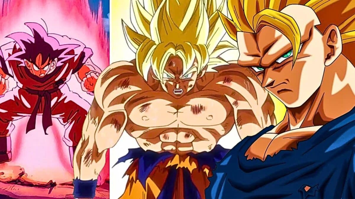 goku combats formes differentes