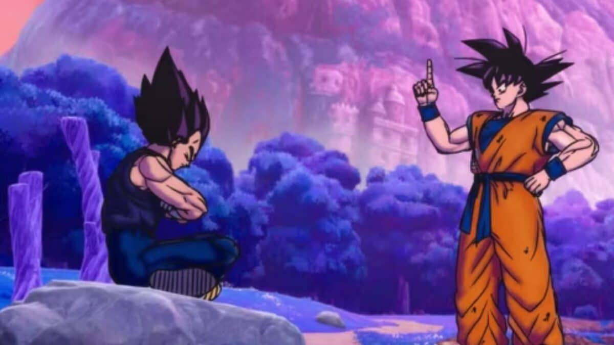 goku et vegeta parlent de meditation