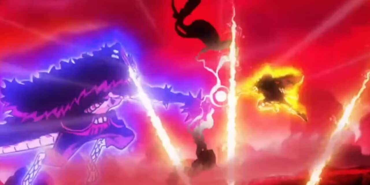 kaido combat luffy