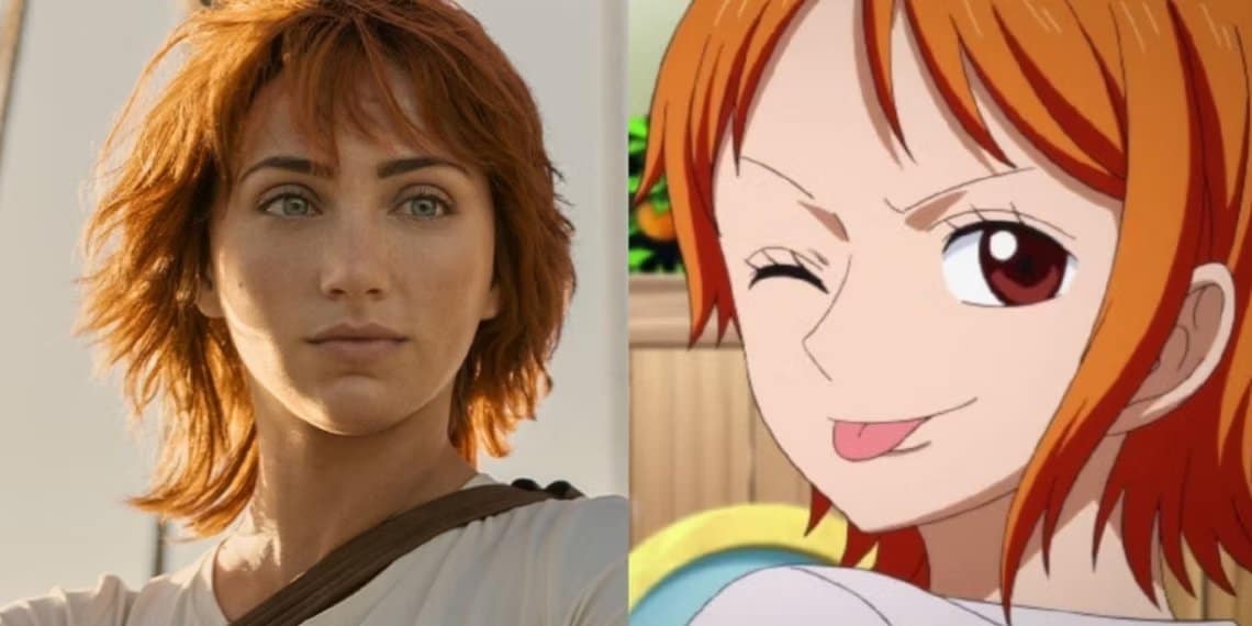 nami one piece anime comparaison