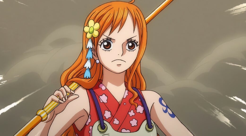 nami one piece baton en main