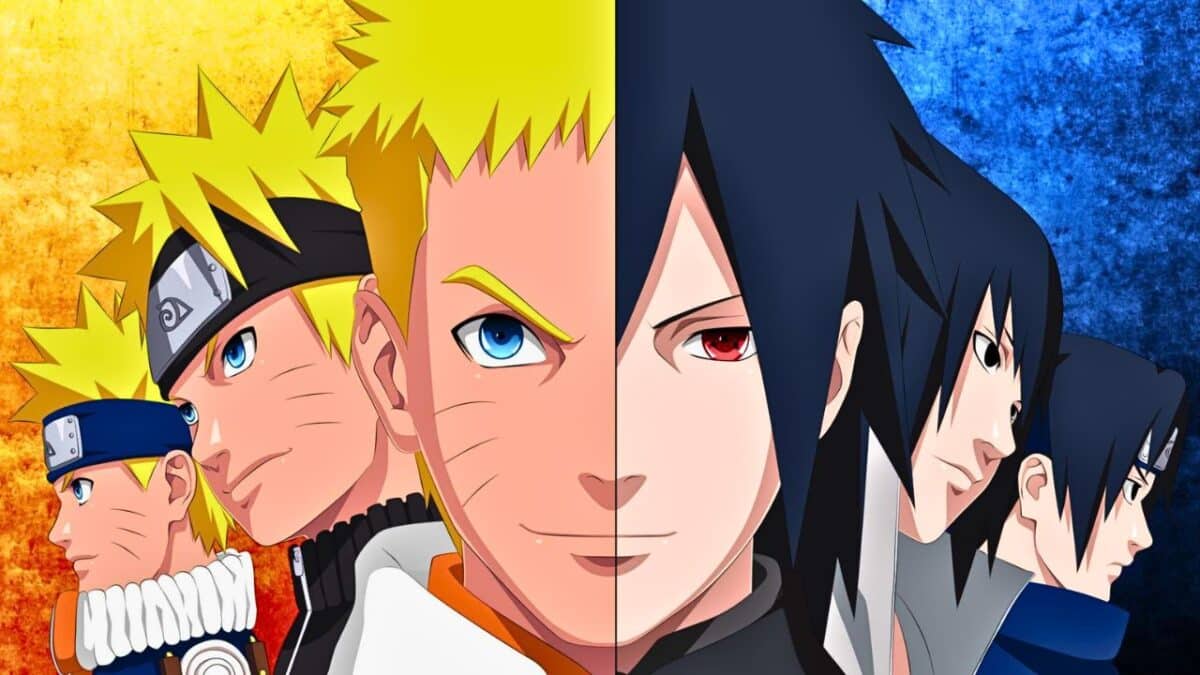 naruto sasuke comparaison