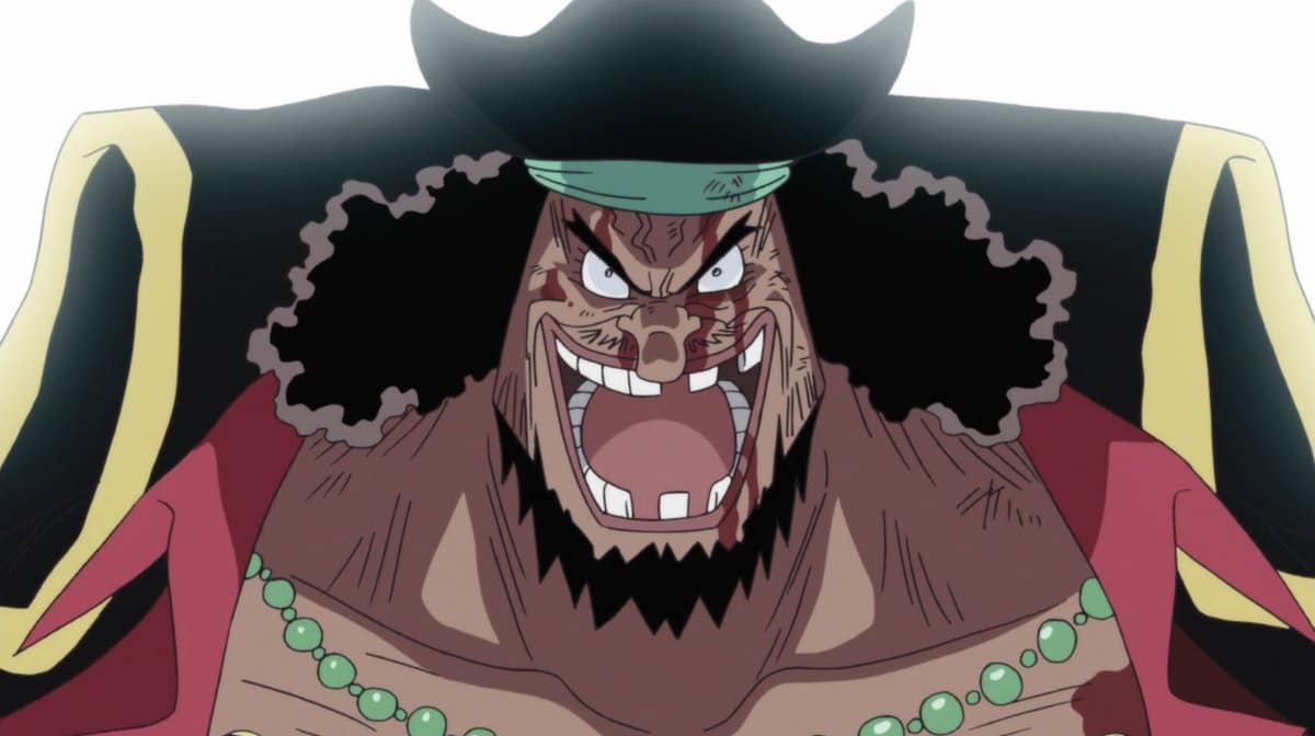 one piece barbe noire sourire