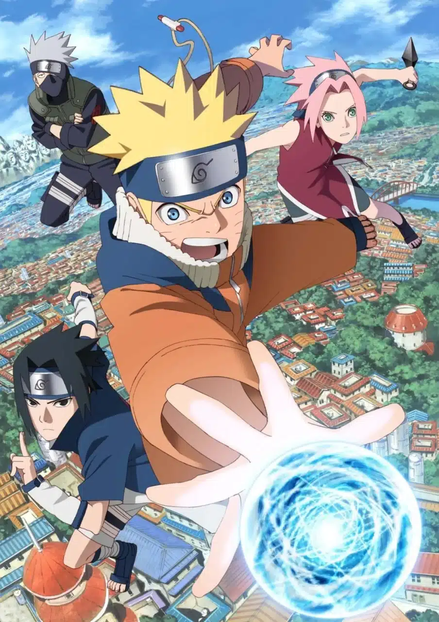 poster naruto 20eme anniversaire