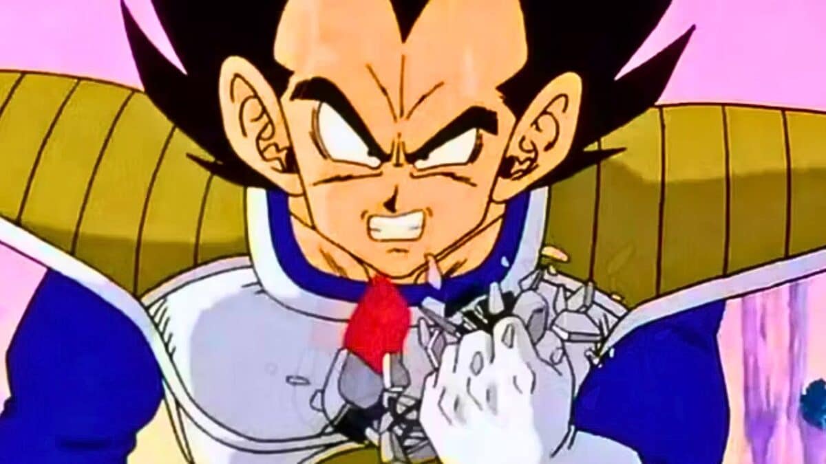 vegeta poing serre scouter