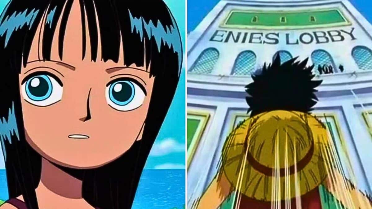 enies lobby luffy robin