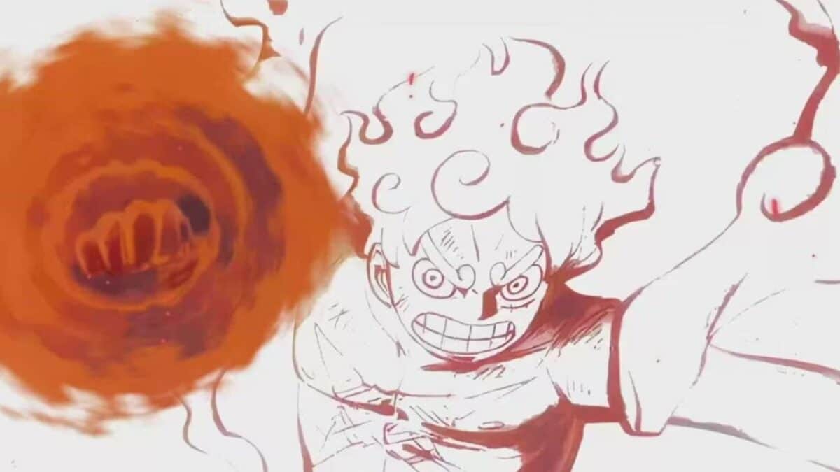 gear 5 luffy dans one piece red