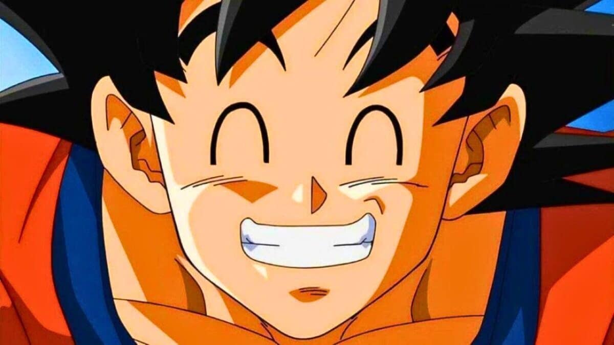 Goku sourire