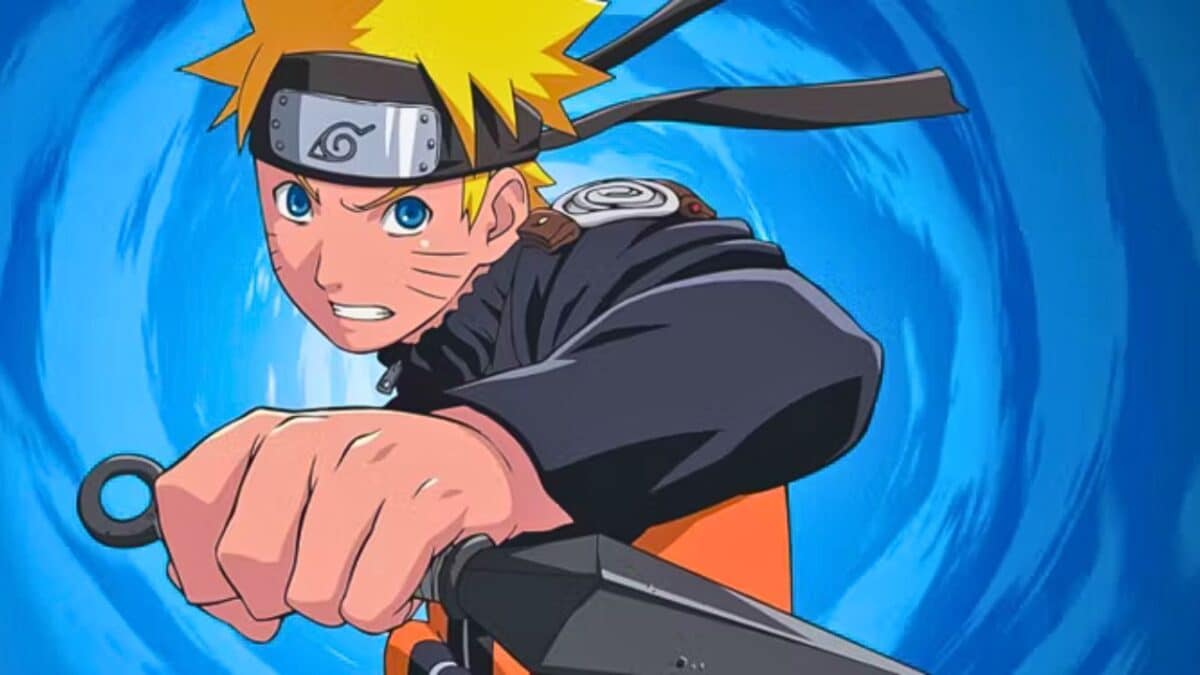 naruto kunai en main