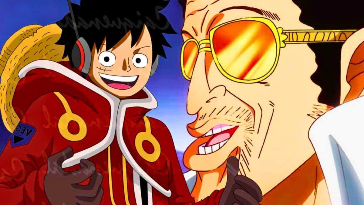 one piece luffy kizaru collage