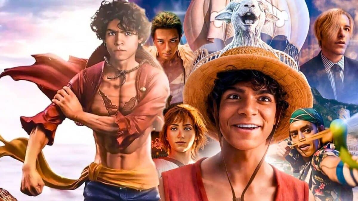 adaptation live one piece netflix collage