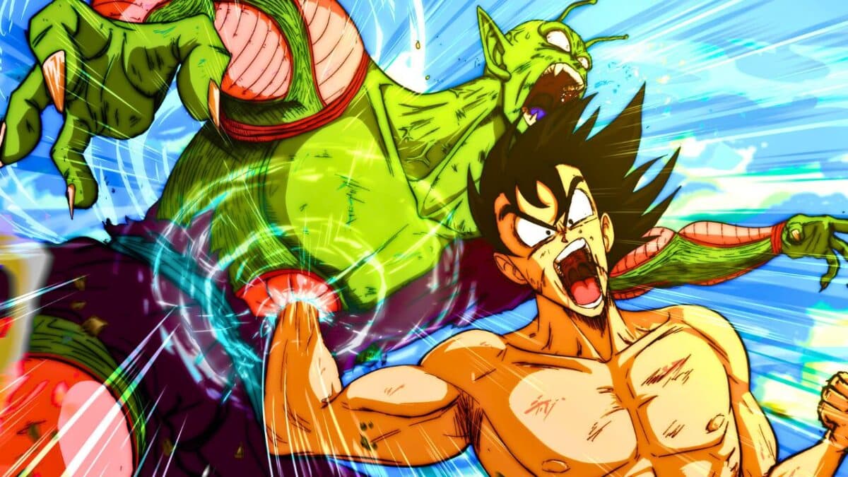 goku vs piccolo attaque