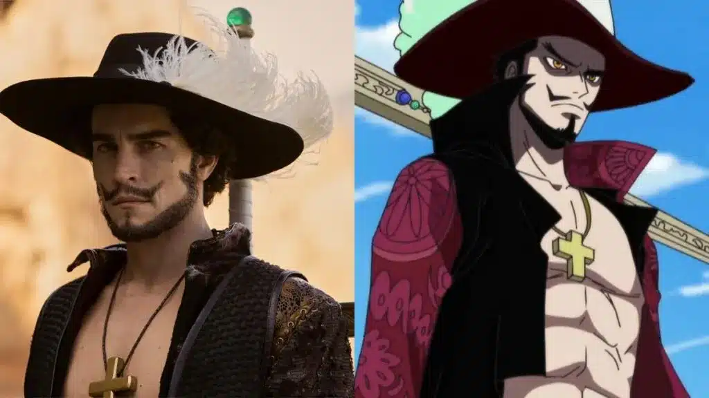 mihawk netflix vs anime one piece