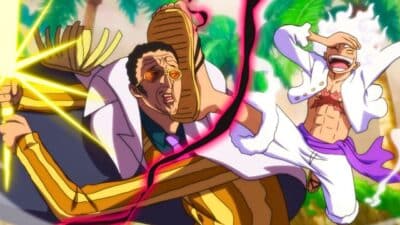 one piece kizaru luffy gear 5