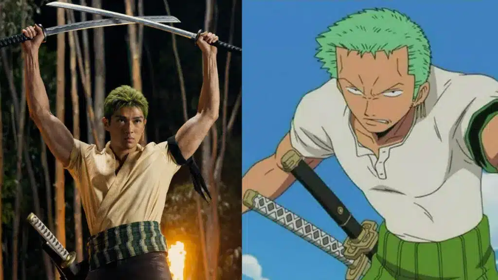 zoro vs anime one piece