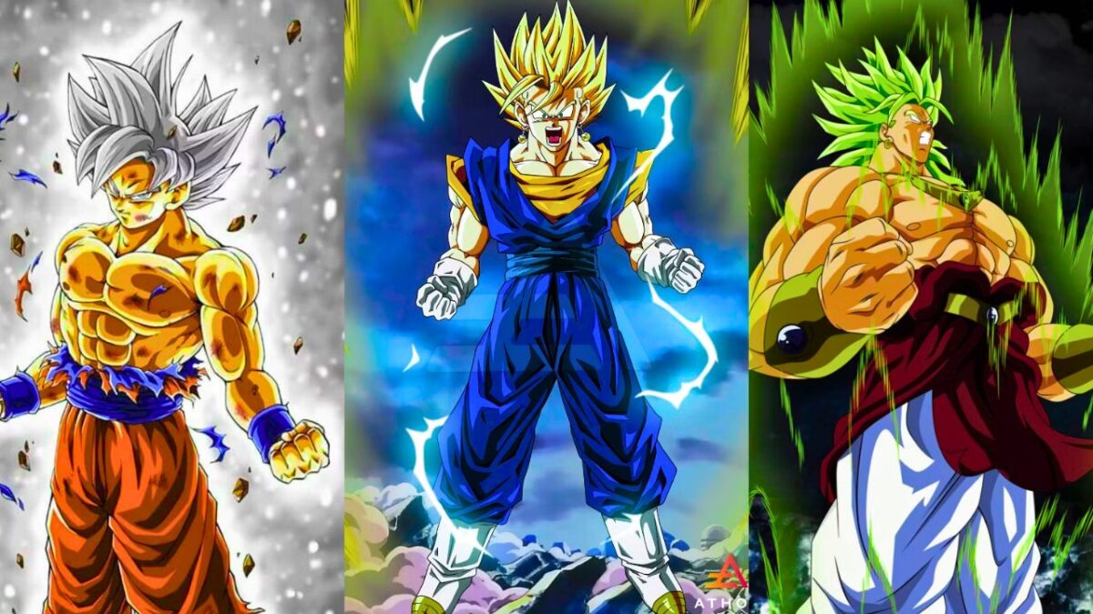 dragon ball super saiyans broly vegeto